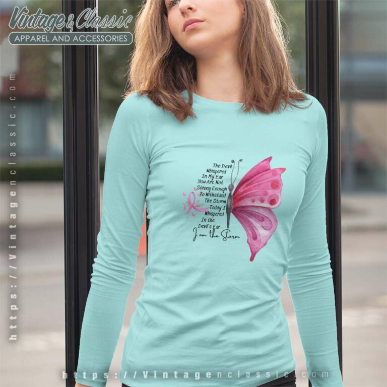 I Am The Storm Shirt Breast Cancer Awareness Month Long Sleeve Tee I Am The Storm Shirt Breast Cancer Awareness Month Long Sleeve Tee