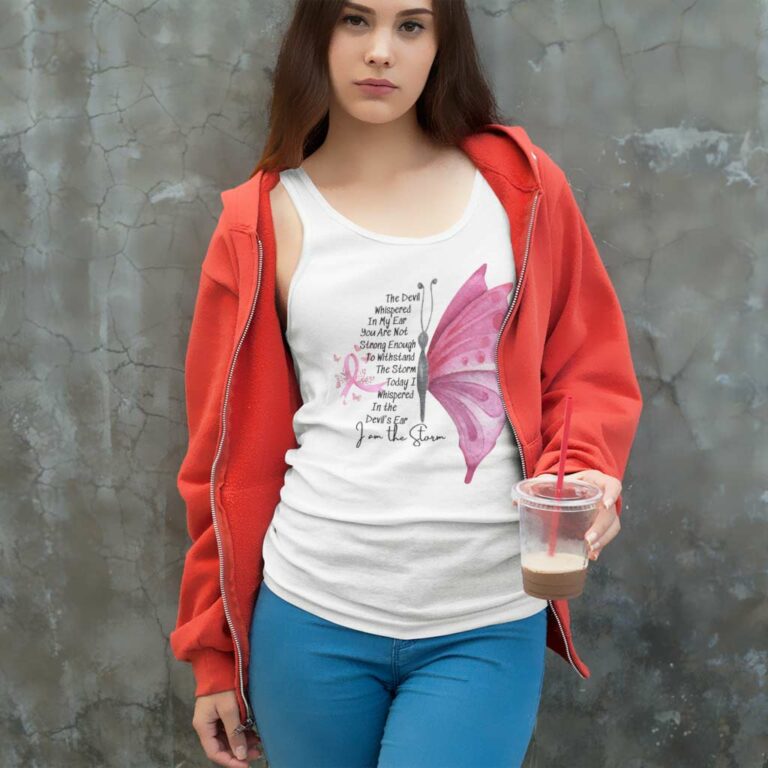 I Am The Storm Shirt Breast Cancer Awareness Month Tank Top Racerback I Am The Storm Shirt Breast Cancer Awareness Month Tank Top Racerback