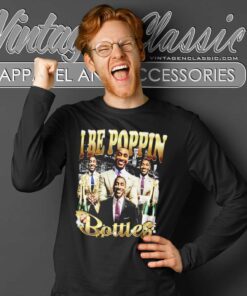 I Be Poppin Bottles Shannon Sharpe Long Sleeve Tee