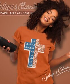 I Can Do All Things Through Christ Colorado Avalanche Women T Shirt