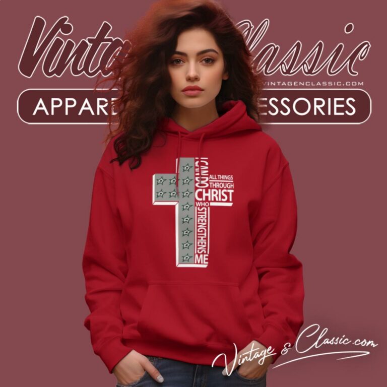 I Can Do All Things Through Christ Dallas Stars Hoodie I Can Do All Things Through Christ Dallas Stars Hoodie