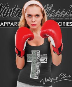 I Can Do All Things Through Christ Dallas Stars Tank Top Racerback