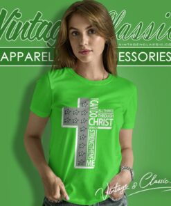 I Can Do All Things Through Christ Dallas Stars Women T Shirt