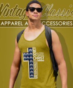 I Can Do All Things Through Christ Edmonton Oilers Tank Top Racerback