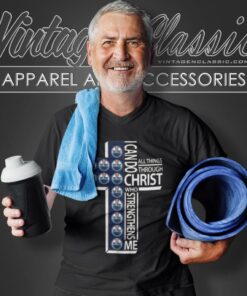 I Can Do All Things Through Christ Edmonton Oilers V Neck TShirt