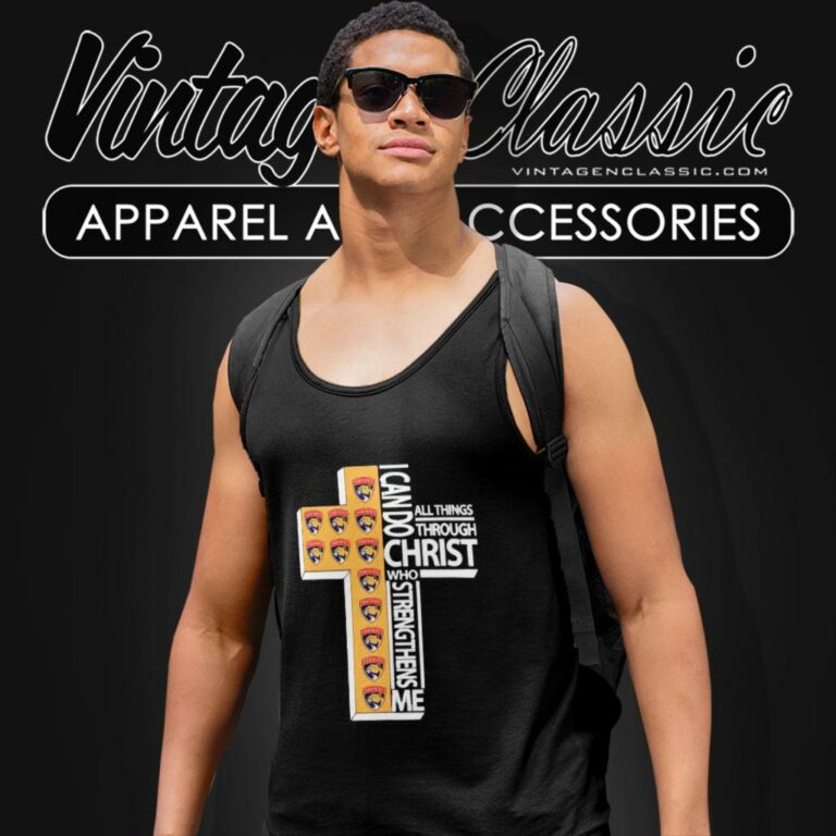 I Can Do All Things Through Christ Florida Panthers Nhl 2024 Tank Top Racerback I Can Do All Things Through Christ Florida Panthers Nhl 2024 Tank Top Racerback