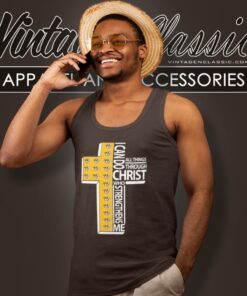I Can Do All Things Through Christ Nashville Predators Tank Top Racerback