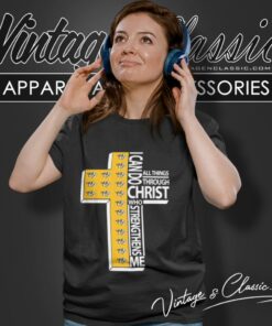 I Can Do All Things Through Christ Nashville Predators Women T Shirt