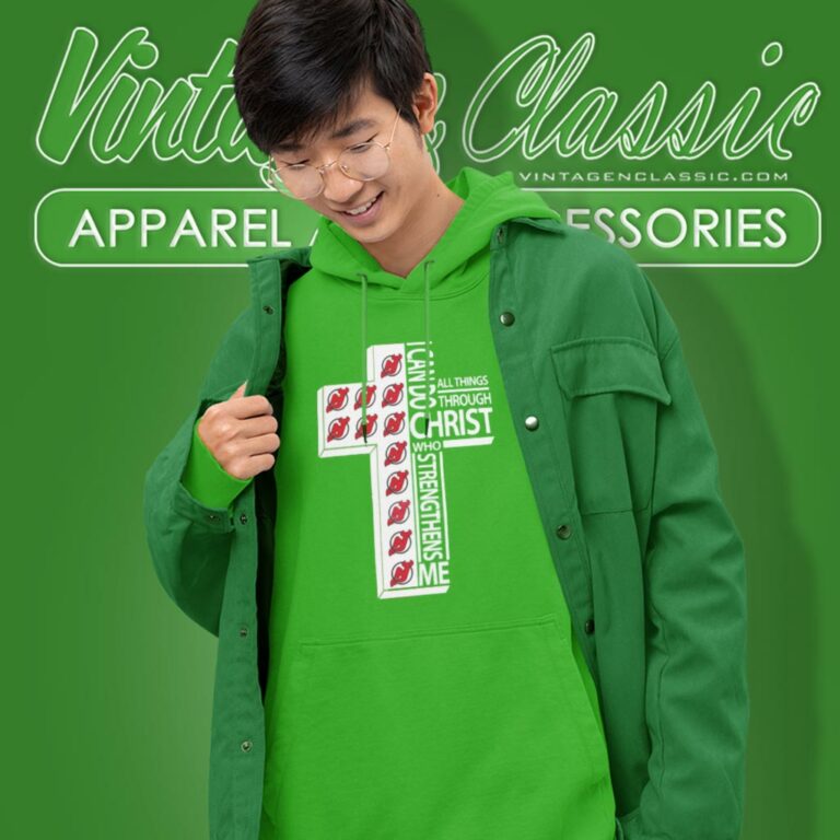 I Can Do All Things Through Christ New Jersey Devils Hoodie I Can Do All Things Through Christ New Jersey Devils Hoodie