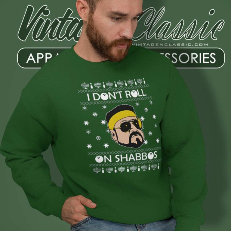 I Don T Roll On Shabbos Christmas Lebowski Sweatshirt 1 I Don T Roll On Shabbos Christmas Lebowski Sweatshirt 1