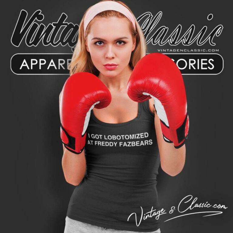 I Got Lobotomized At Freddy Fazbears Tank Top Racerback I Got Lobotomized At Freddy Fazbears Tank Top Racerback