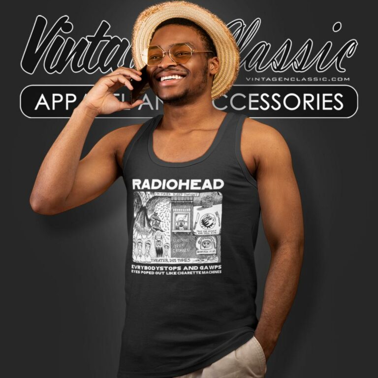 I Have Paper Heart Radiohead Tank Top Racerback I Have Paper Heart Radiohead Tank Top Racerback