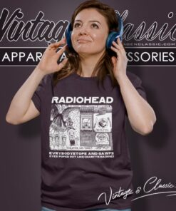 I Have Paper Heart Radiohead Women T Shirt