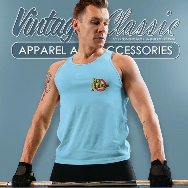 I Identify As Having A Big Johnson Tank Top Racerback I Identify As Having A Big Johnson Tank Top Racerback