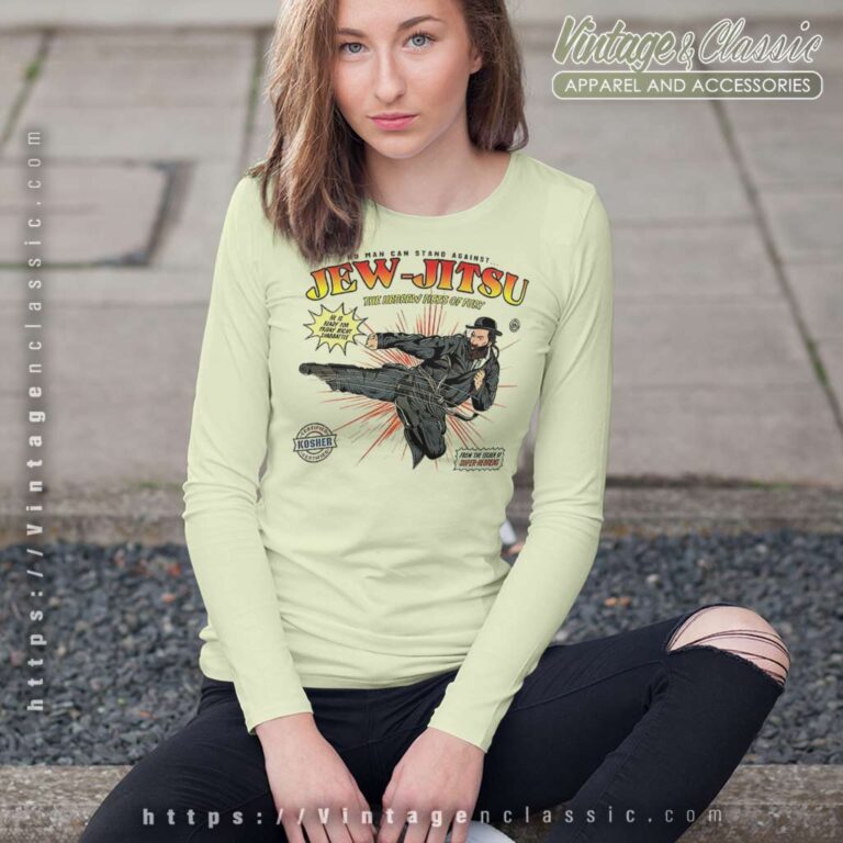I Know Jew Jitsu Graphic Long Sleeve Tee I Know Jew Jitsu Graphic Long Sleeve Tee