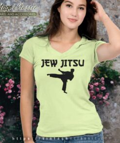 I Know Jewjitsu Meaning V Neck TShirt