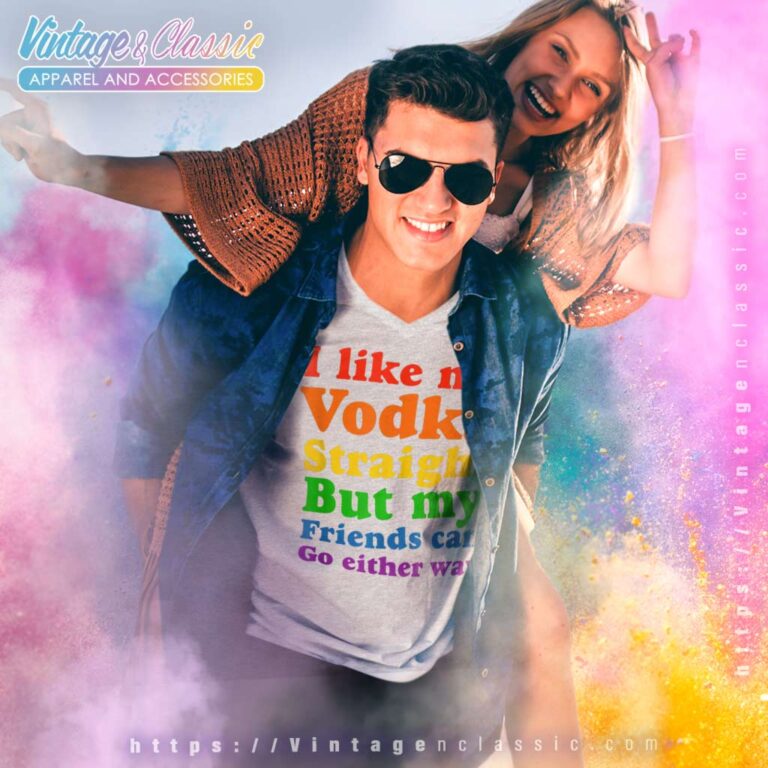 I Like My Vodka Straight V Neck TShirt I Like My Vodka Straight V Neck TShirt