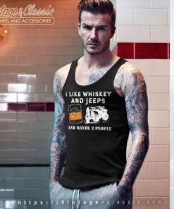 I Like Whiskey And Jeeps Tank Top Racerback
