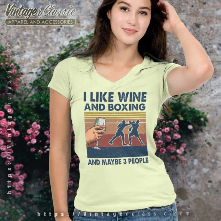 I Like Wine And Jiu Jitsu Maybe 3 People V Neck TShirt I Like Wine And Jiu Jitsu Maybe 3 People V Neck TShirt