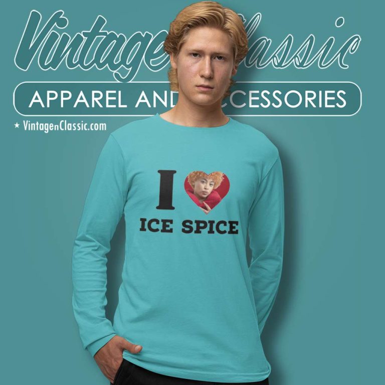 I Love Ice Spice Long Sleeve Tee I Love Ice Spice Long Sleeve Tee