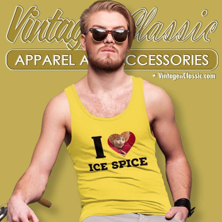 I Love Ice Spice Tank Top Racerback I Love Ice Spice Tank Top Racerback