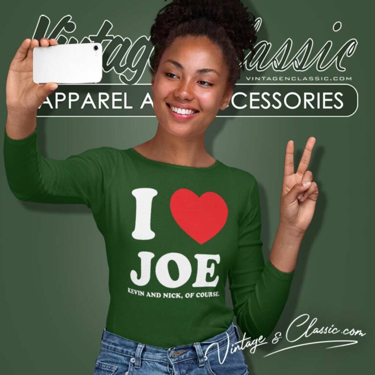I Love Joe Red Heart Long Sleeve Tee I Love Joe Red Heart Long Sleeve Tee