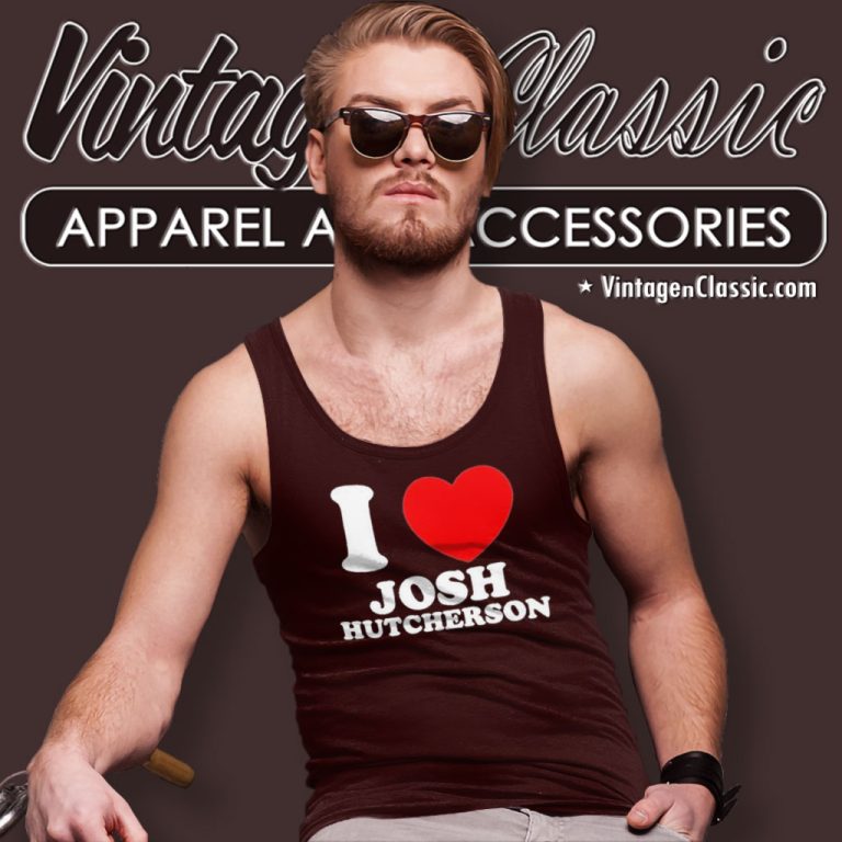 I Love Josh Hutcherson Tank Top Racerback I Love Josh Hutcherson Tank Top Racerback