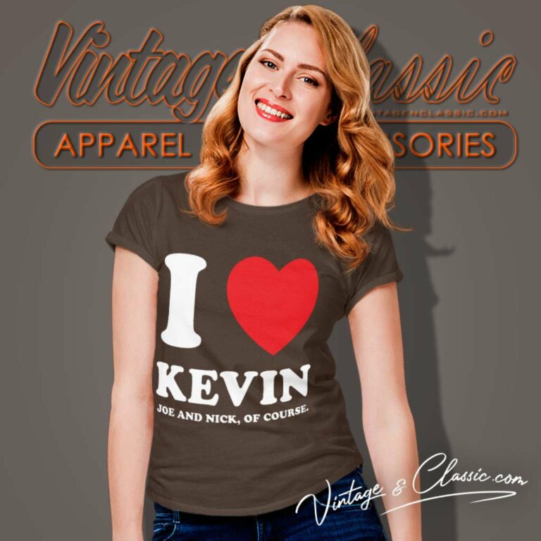 I Love Kevin Red Heart Women TShirt I Love Kevin Red Heart Women TShirt