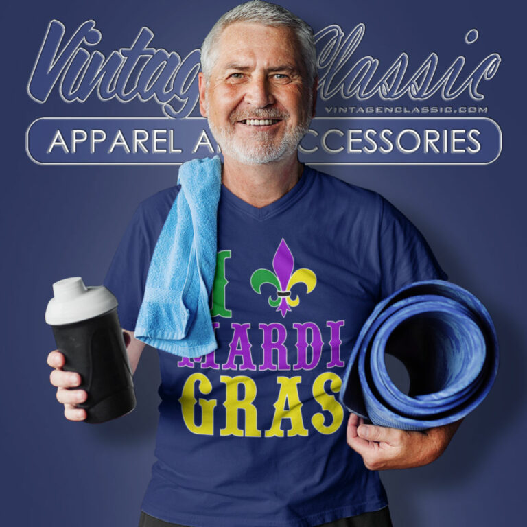 I Love Mardi Gras Fleur De Lis V Neck TShirt I Love Mardi Gras Fleur De Lis V Neck TShirt