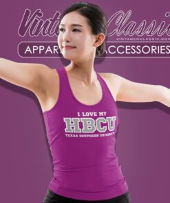 I Love My Hbcu Shirt Texas Southern University Tank Top Racerback