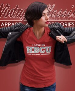 I Love My Hbcu Shirt Texas Southern University V Neck TShirt