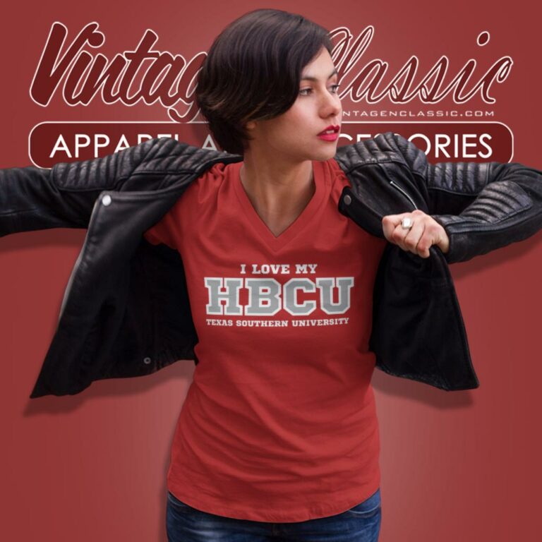 I Love My Hbcu Shirt Texas Southern University V Neck TShirt I Love My Hbcu Shirt Texas Southern University V Neck TShirt