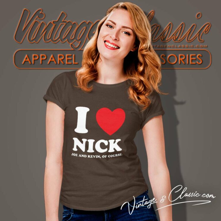 I Love Nick Red Heart Women TShirt I Love Nick Red Heart Women TShirt