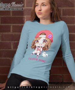 I Love Poki Pokimane Chibi Long Sleeve Tee