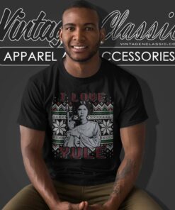 I Love Yule Leia Shirt Yule Christmas Star Wars Humor T Shirt