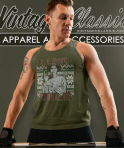 I Love Yule Leia Shirt Yule Christmas Star Wars Humor Tank Top Racerback