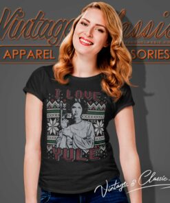 I Love Yule Leia Shirt Yule Christmas Star Wars Humor Women TShirt