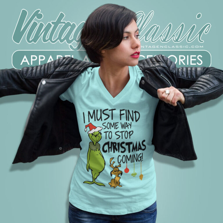 I Must Find Grinch Christmas V Neck TShirt I Must Find Grinch Christmas V Neck TShirt