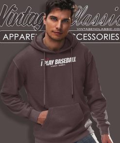 I Play Baseball Video Games Show Zone Hoodie