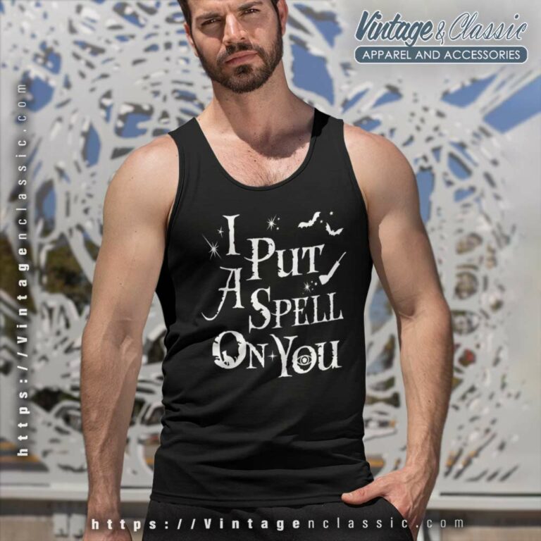 I Put Spell On You Hocus Pocus Tank Top Racerback I Put Spell On You Hocus Pocus Tank Top Racerback