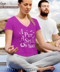 I Put Spell On You Hocus Pocus V Neck TShirt