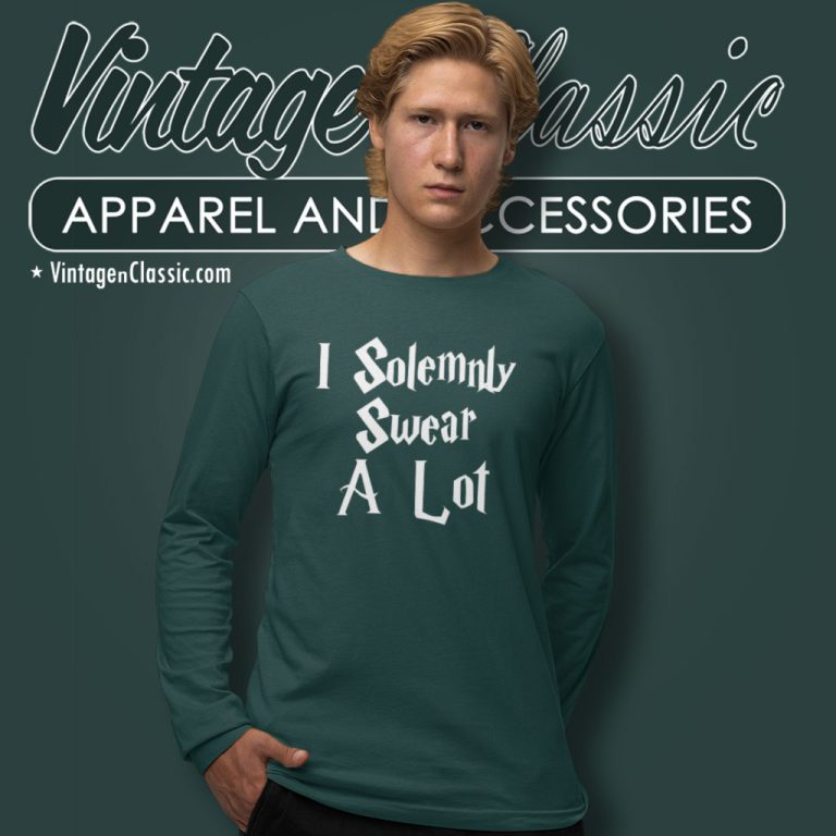 I Solemnly Swear A Lot Harry Potter Long Sleeve Tee I Solemnly Swear A Lot Harry Potter Long Sleeve Tee
