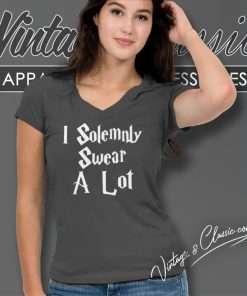I Solemnly Swear A Lot Harry Potter V Neck TShirt