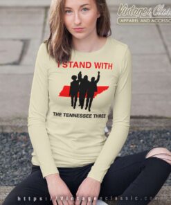 I Stand With The Tennessee Three Jones Pearson Long Sleeve Tee