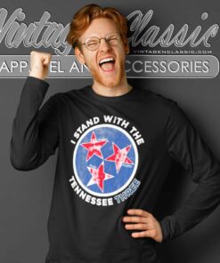 I Stand With The Tennessee Three Justin Pearson Johnson Long Sleeve Tee