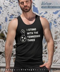 I Stand With The Tennessee Three Tank Top Racerback