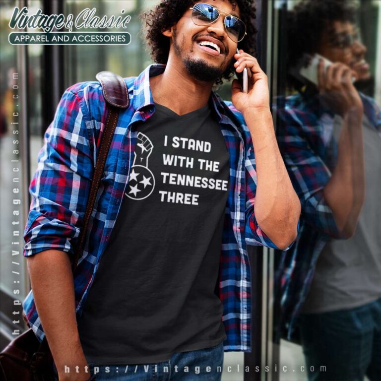 I Stand With The Tennessee Three V Neck TShirt I Stand With The Tennessee Three V Neck TShirt