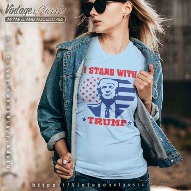 I Stand With Trump 2023 Vneck I Stand With Trump 2023 Vneck