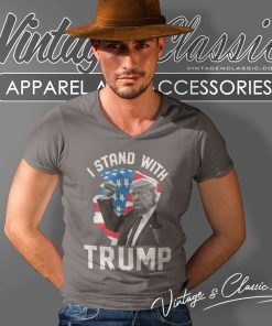 I Stand With Trump 2024 V Neck TShirt