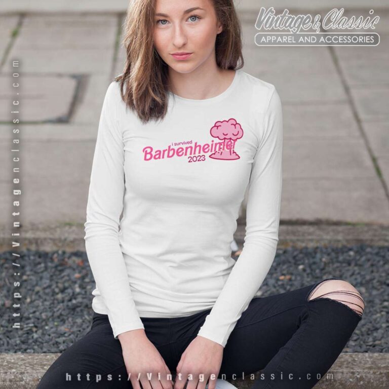 I Survived Barbenheimer 2023 Long Sleeve Tee I Survived Barbenheimer 2023 Long Sleeve Tee